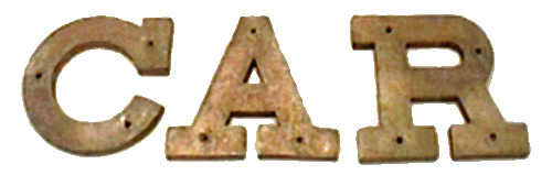 brass letters