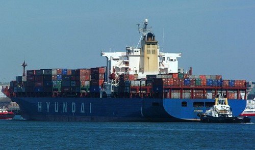 container ship