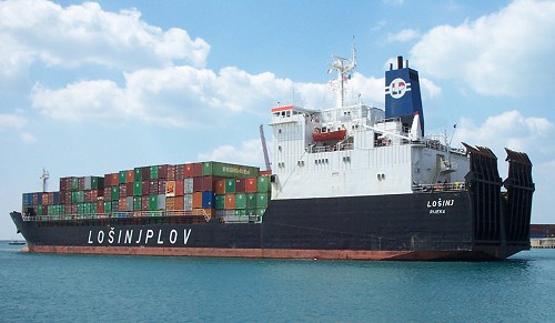 Hybrid RO-RO / Container ship