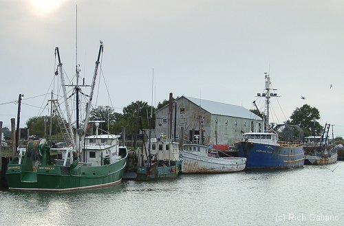 Commercial Fishing Ports ~ New Jersey Scuba Diving