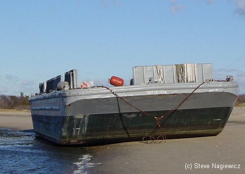 barge beached