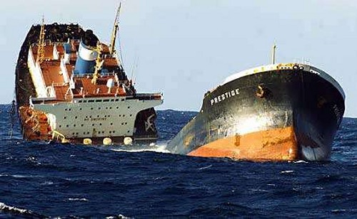 tanker Prestige sinking
