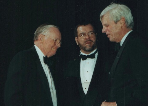 Neil Armstrong and George Plimpton