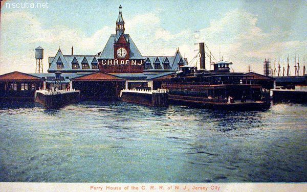 The old ferry house / train station in Jersey City