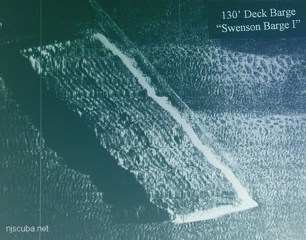 Swenson barge I reef side-scan