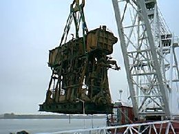 ferry Elizabeth reef engine