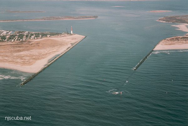 Barnegat Dive Sites Chart ~ New Jersey Scuba Diving