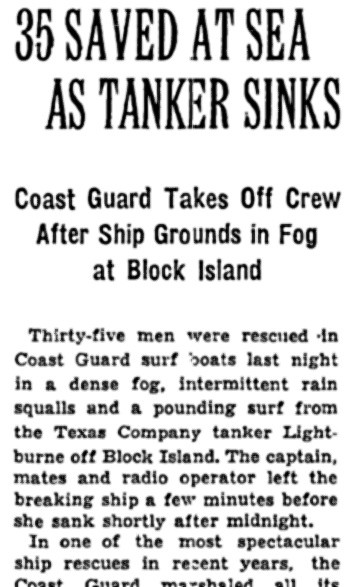 Shipwreck Lightburne New York Times