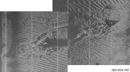 Shipwreck Macedonia side-scan
