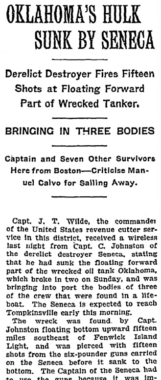 Shipwreck Oklahoma New York Times