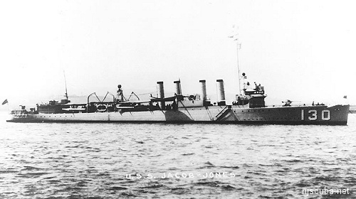 Shipwreck USS Jacob Jones