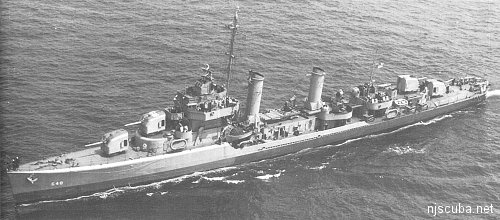 Shipwreck USS Turner