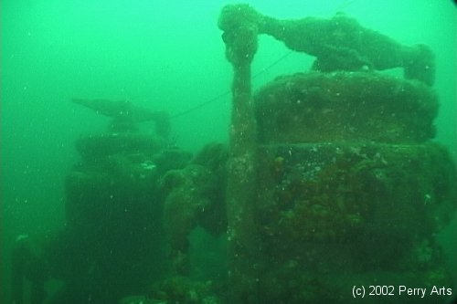 shipwreck Emerald engines