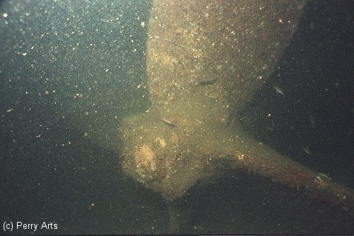 shipwreck Macedonia propeller