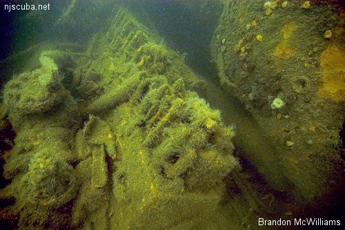 Shipwreck Pinta engine